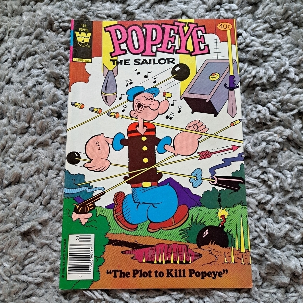 Popeye The Sailor vintage Comic Book